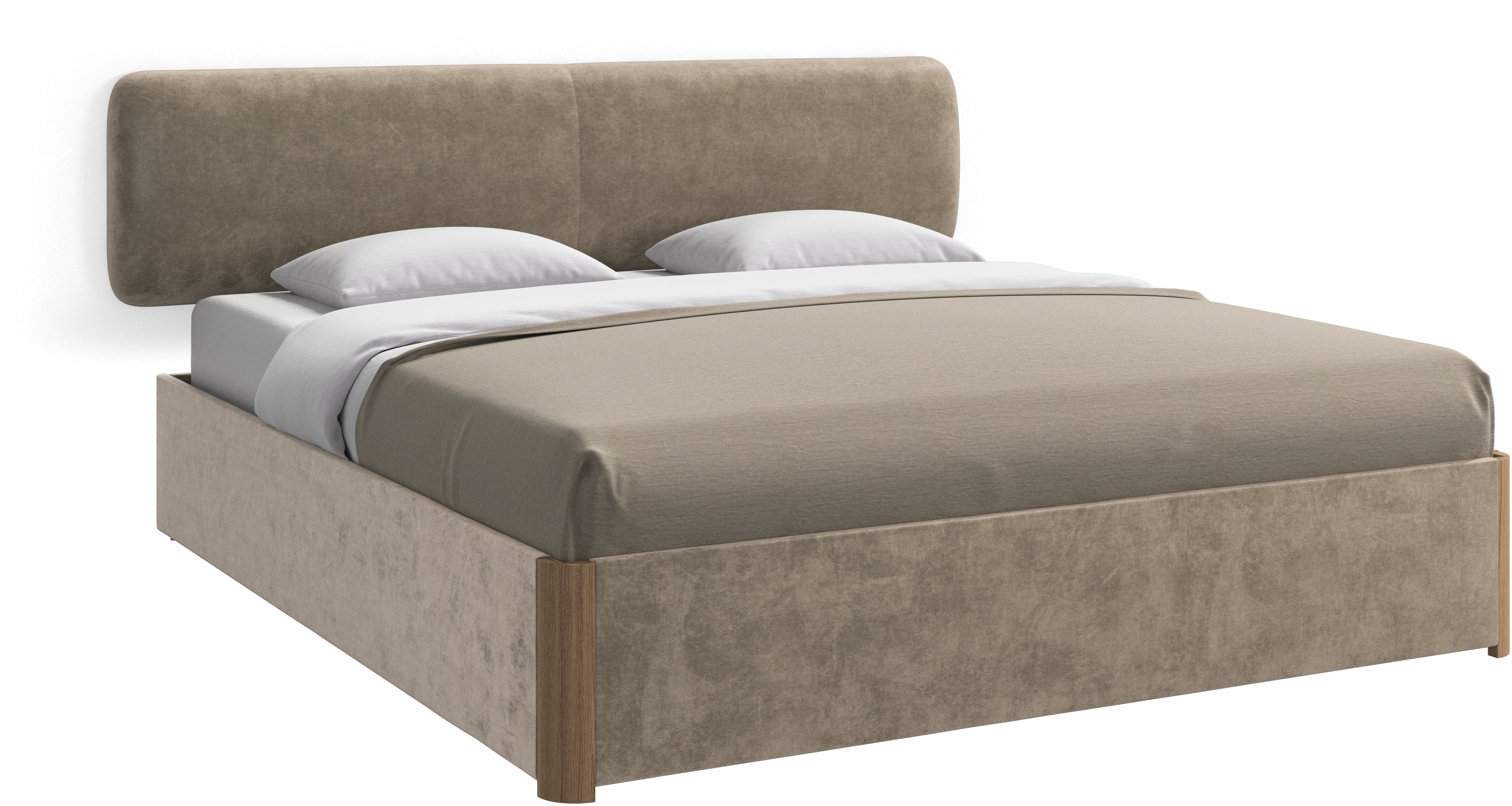 【美品】BoConcept ベッドフレームAustin キングサイズ アースカラー | ベッドルームのアイデア | ボーコンセプト